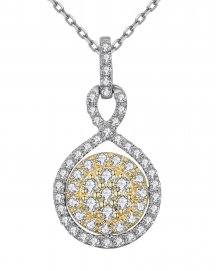 ROUND CLUSTER DIAMOND PENDANT (TP2053)