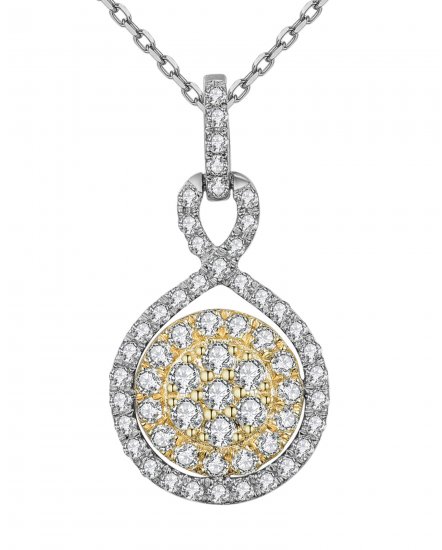 ROUND CLUSTER DIAMOND PENDANT (TP2053)