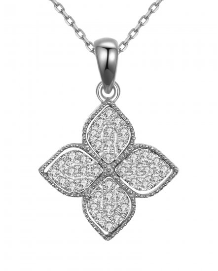 FOUR LEAF STYLE DIAMOND PENDANT (TP2068)