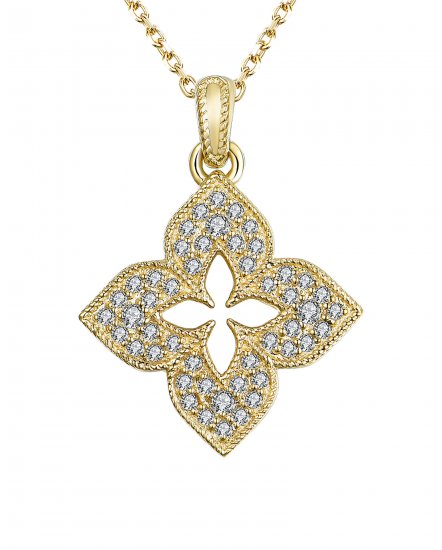 FOUR LEAF STYLE DIAMOND PENDANT (TP2104)
