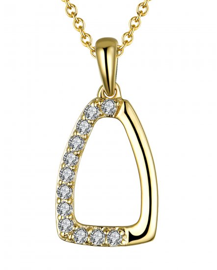 TRIANGLE SHAPE DIAMOND PENDANT (TP2197)
