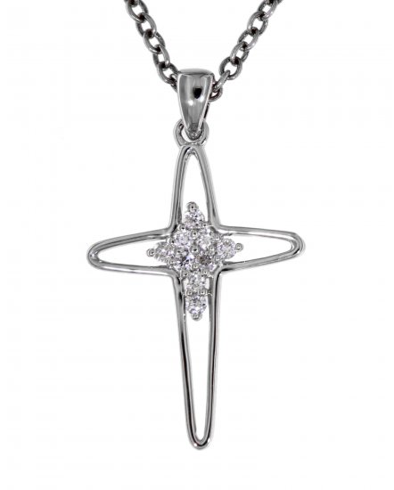 CROSS DIAMOND PENDANT (TP2233)