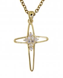 CROSS DIAMOND PENDANT (TP2233)