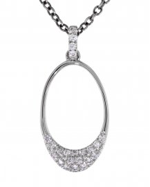 OVAL STYLE DIAMOND PENDANT (TP2238)