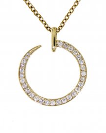 UNIQUE ROUND DIAMOND PENDANT (TP2239)