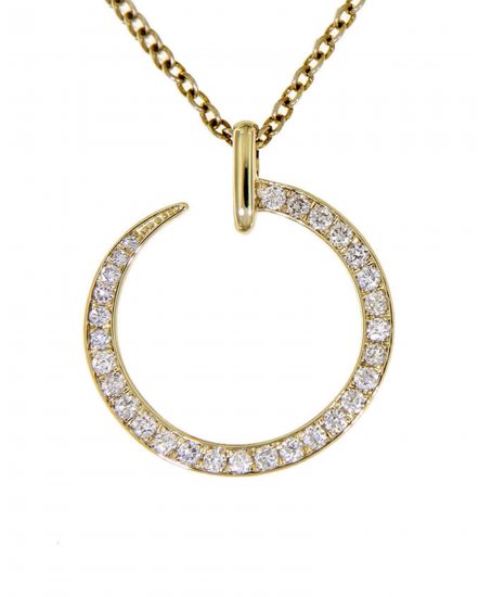 UNIQUE ROUND DIAMOND PENDANT (TP2239)