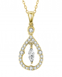 PEAR STYLE DIAMOND PENDANT (TP2311)