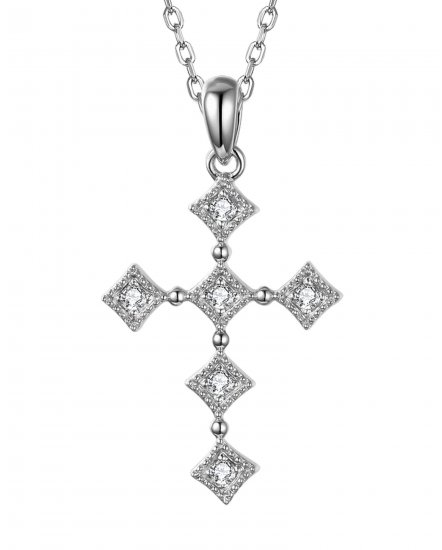 CROSS  DIAMOND PENDANT (TP2312)