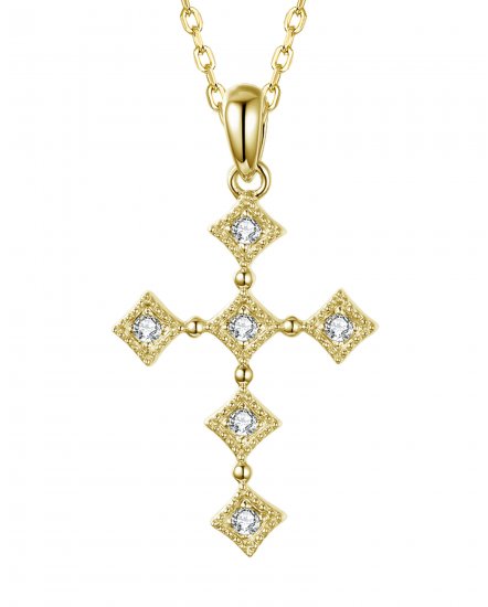 CROSS  DIAMOND PENDANT (TP2312)