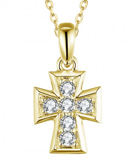 CROSS DIAMOND PENDANT (TP2333)