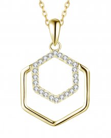 HEXAGON STYLE DIAMOND PENDANT (TP2370)