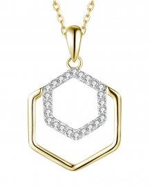 HEXAGON STYLE DIAMOND PENDANT (TP2370)