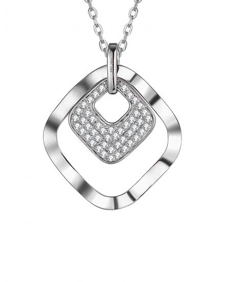 SQUARE SHAPE DIAMOND PENDANT (TP2371)