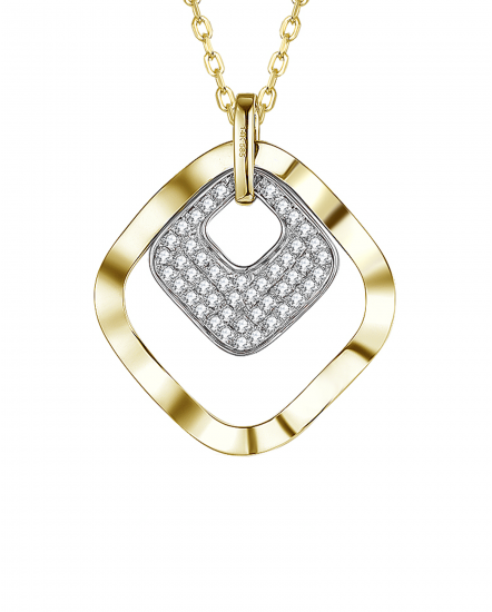 SQUARE SHAPE DIAMOND PENDANT (TP2371)