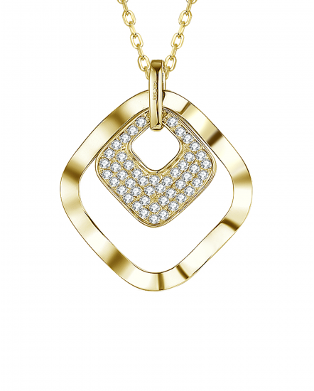 SQUARE SHAPE DIAMOND PENDANT (TP2371)