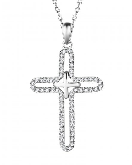 CROSS DIAMOND PENDANT (TP2378)