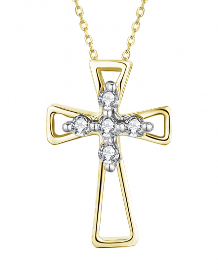 CROSS DIAMOND PENDANT (TP2396)