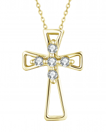 CROSS DIAMOND PENDANT (TP2396)