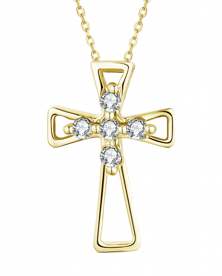 CROSS DIAMOND PENDANT (TP2396)