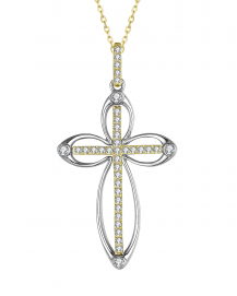 CROSS DIAMOND PENDANT (TP2399)