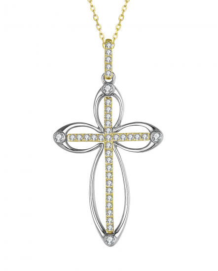 CROSS DIAMOND PENDANT (TP2399)
