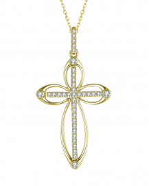CROSS DIAMOND PENDANT (TP2399)