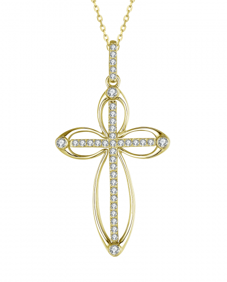 CROSS DIAMOND PENDANT (TP2399)