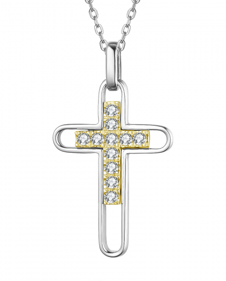CROSS DIAMOND PENDANT (TP2417)