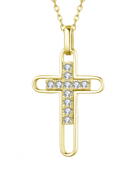 CROSS DIAMOND PENDANT (TP2417)
