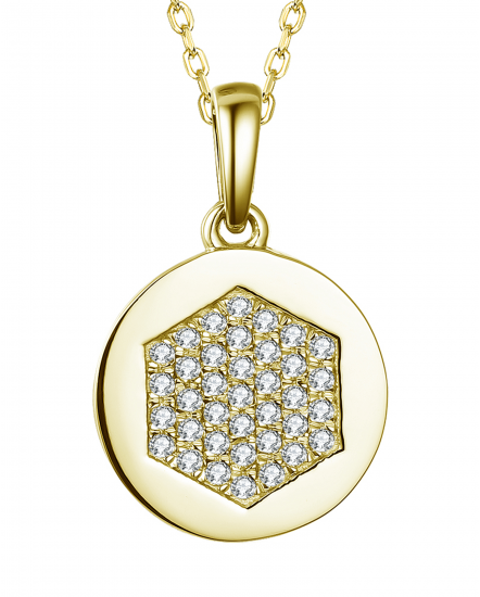 HEXAGON DIAMOND PENDANT (TP2442)