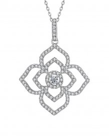 FOUR LEAF STYLE DIAMOND PENDANT (TP2463)