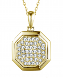 OCTAGON STYLE DIAMOND PENDANT (TP2466)