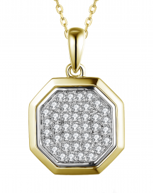 OCTAGON STYLE DIAMOND PENDANT (TP2466)
