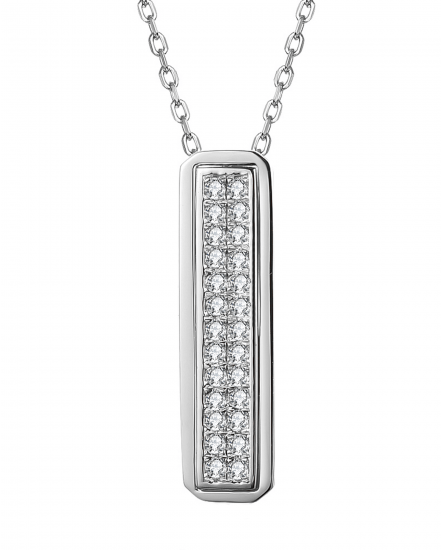STRAIGHT BAR DIAMOND PENDANT (TP2476)