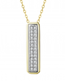 STRAIGHT BAR DIAMOND PENDANT (TP2476)