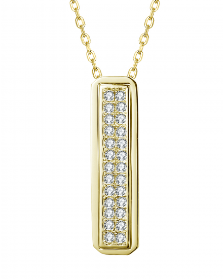 STRAIGHT BAR DIAMOND PENDANT (TP2476)