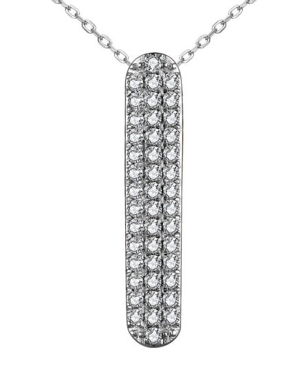 STRAIGHT BAR DIAMOND PENDANT (TP2498)