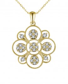FLORAL STYLE DIAMOND PENDANT (TP2503)