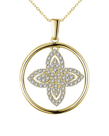 FOUR LEAF DIAMOND PENDANT (TP2504)