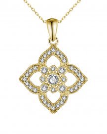 FOUR LEAF STYLE DIAMOND PENDANT (TP2505)