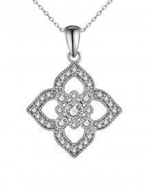 FOUR LEAF STYLE DIAMOND PENDANT (TP2505)