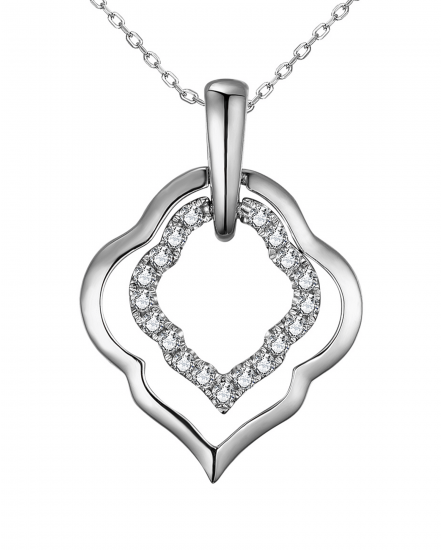 LEAF STYLE DIAMOND PENDANT (TP2509)