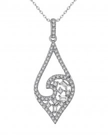 LEAF STYLE DIAMOND PENDANT (TP2510)