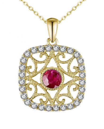 RUBY DIAMOND PENDANT (TP2511)