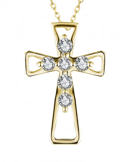 CROSS DIAMOND PENDANT (TP2515)