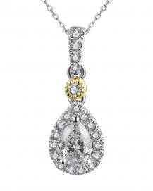 PEAR SHAPE DIAMOND PENDANT (TP2563)