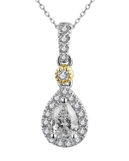 PEAR SHAPE DIAMOND PENDANT (TP2563)