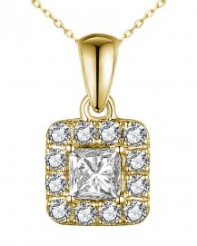 SQUARE DIAMOND PENDANT (TP2578)