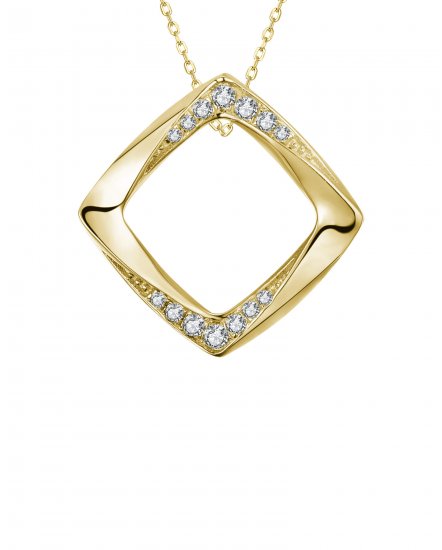 SQUARE SHAPE DIAMOND PENDANT (TP2594)
