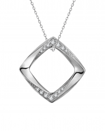 SQUARE SHAPE DIAMOND PENDANT (TP2594)